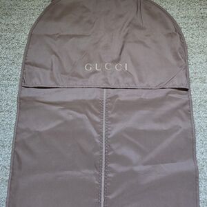 Gucci Tan Brown Travel Garment Nylon Bag